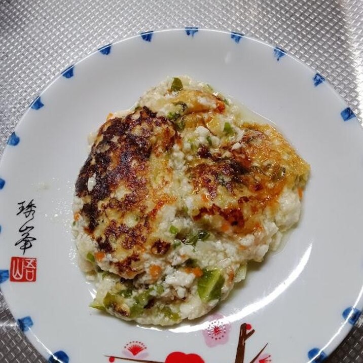 パルメザンチーズ香る簡単もんじゃ風 朝食に♪